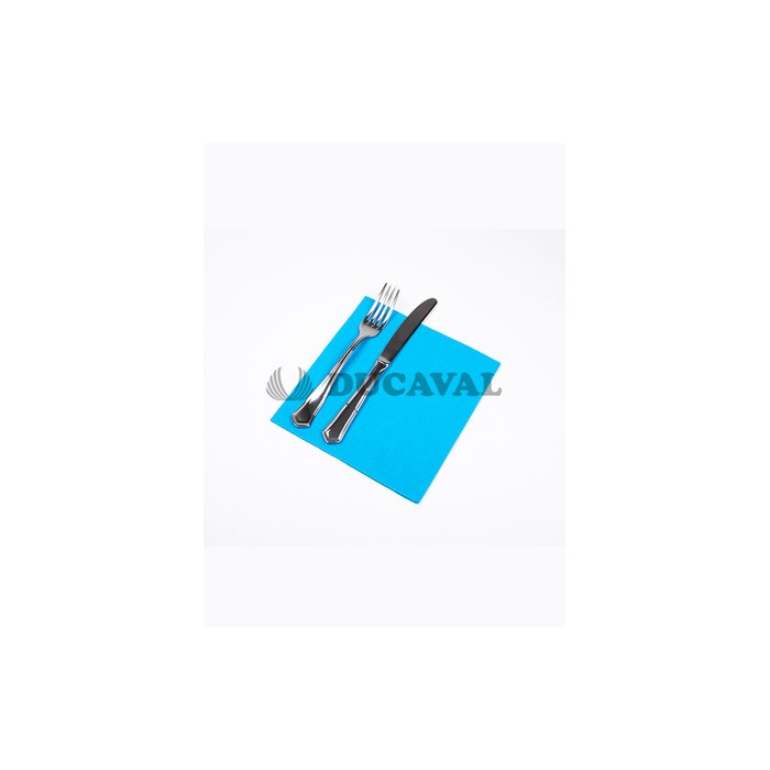 Servilletas azul turquesa 40x40 2 capas  Disfraces Ducaal