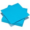 Servilletas azul turquesa 40x40 2 capas  Disfraces Ducaal