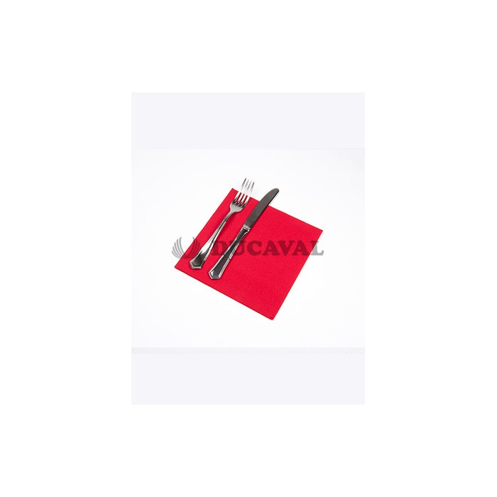 Servilletas rojas 40x40 2c. Ducaval envios 24/48 horas