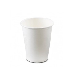 Vaso cartón blanco 330cc. 50ud | Ducaval | Envíos 24/48 horas