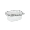 Envase rectangular con bisagra micro 1000c  Disfraces Ducaval. Envio