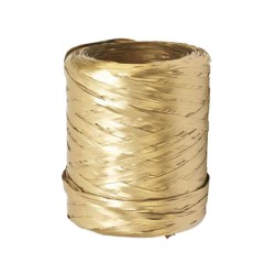 Bobina rafia oro 5 mm x 100 mt | Ducaval | Envíos 24/48 horas