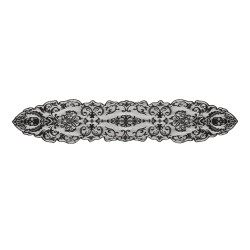 Mantel De Encaje Negro De Calaveras 180x35cm | Ducaval | Envíos 24/48