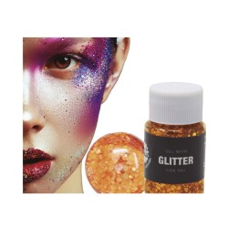 Bote glitter gel naranja  | Ducaval | Envías 24/48 horas 