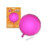 Globo circular poliamida fucsia tubito 49x46cm