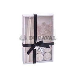 Vela candelabro blanco 2u. | Ducaval | Envíos 24/48 horas