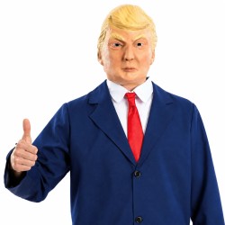 Máscara Presidente Donald Trump de Látex para Disfraces | Ducaval | E
