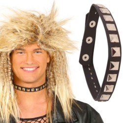 Collar punk negro 44cm |Ducaval | Envíos 24/48 horas