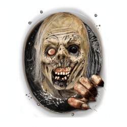Decoración WC Zombie Asesino 30x40cm | Ducaval | Envíos 24/48h