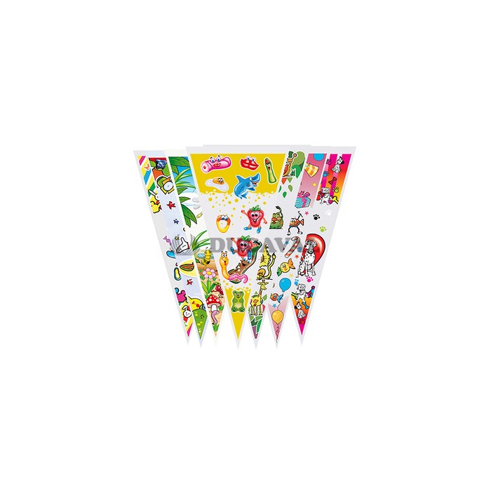 Bolsa triangular pequeña 100 u.