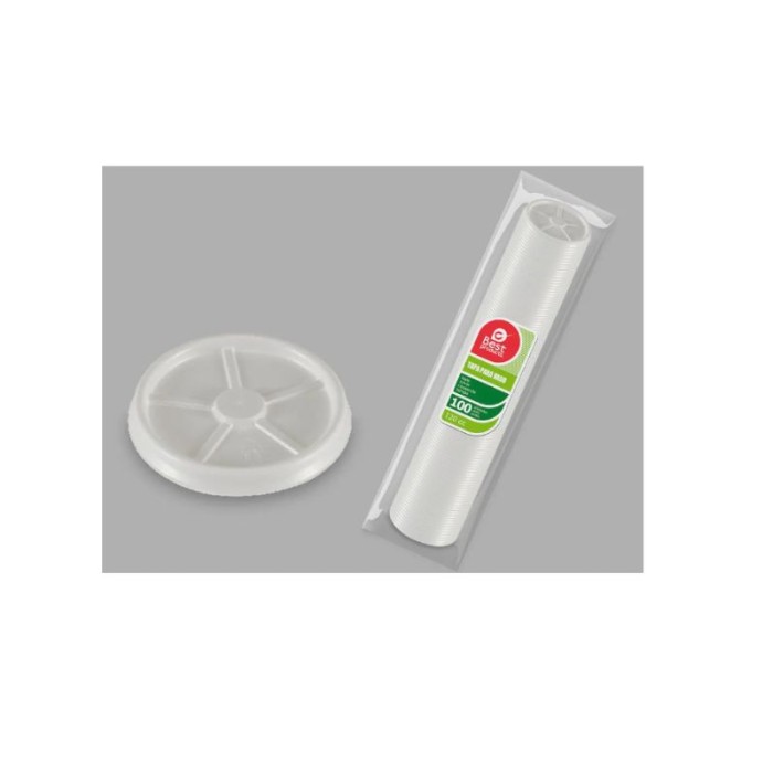 Tapa para vaso cartón 120cc 100ud | Ducaval | envios 24/48 horas