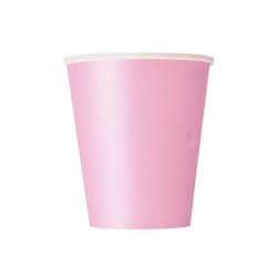 Vaso cartón rosa baby 200cc. 24ud  Disfraces Ducaval
