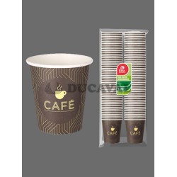 Vaso cartón decoración250 cc100 ud | Ducaval |Envios 2448 envios