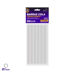 Barra silicona 7x180mm (12 unidades)  Ducaval envios 24/48 horas