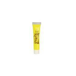 Tubo maquillaje en crema amarillo neón 10ml | Ducaval |