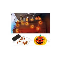 Guirnalda hilo calabazas 10 leds | Ducaval | Envías 24/48 horas 