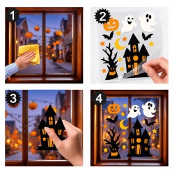 Decoración Gel Fantasmas 20x25 Cm | Ducaval | Envíos 24/48 horas 