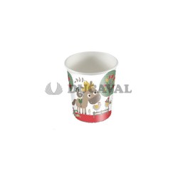 Vaso animales granja 200cc 25ud  Disfraces Ducaval
