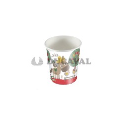 Vaso animales granja 200cc 25ud  Disfraces Ducaval