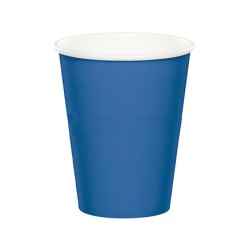 Vaso cartón azul 200cc. 24ud | Ducaval | Envíos 24/48 horas