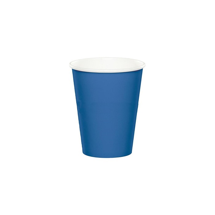 Vaso cartón azul 200cc. 24ud | Ducaval | Envíos 24/48 horas