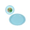 Plato cartón azul baby 20cm 10ud  Disfraces Ducaval