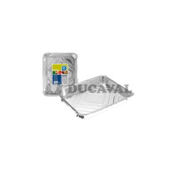 Bandeja rectangular 226x175x38mm (2 unidades)  Disfraces Ducaval