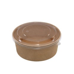 Ensaladera cartón con tapa 480ml 16oz (25 unidades) | Ducaval | Envío