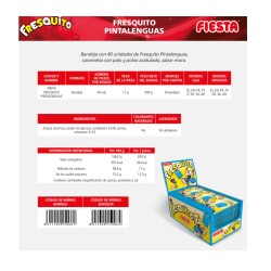 Fresquito Pintalenguas 17g 40u | Ducaval | Envíos 24/48h