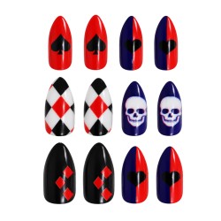 Uñas Postizas Dangerous Con Pegamento 12uds | Ducaval | Envíos 24/48 