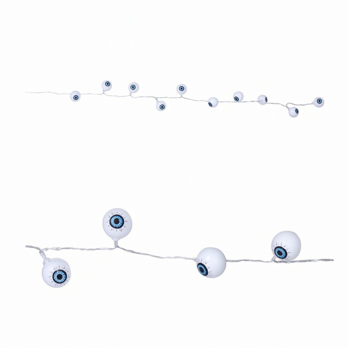 Guirnalda Ojos Esqueleto. 10 leds 130cm | Ducaval | Envíos 24/48 hora