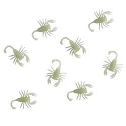 Escorpiones Fluorescentes 8ud 6cm | Ducaval | Envíos 24/48h