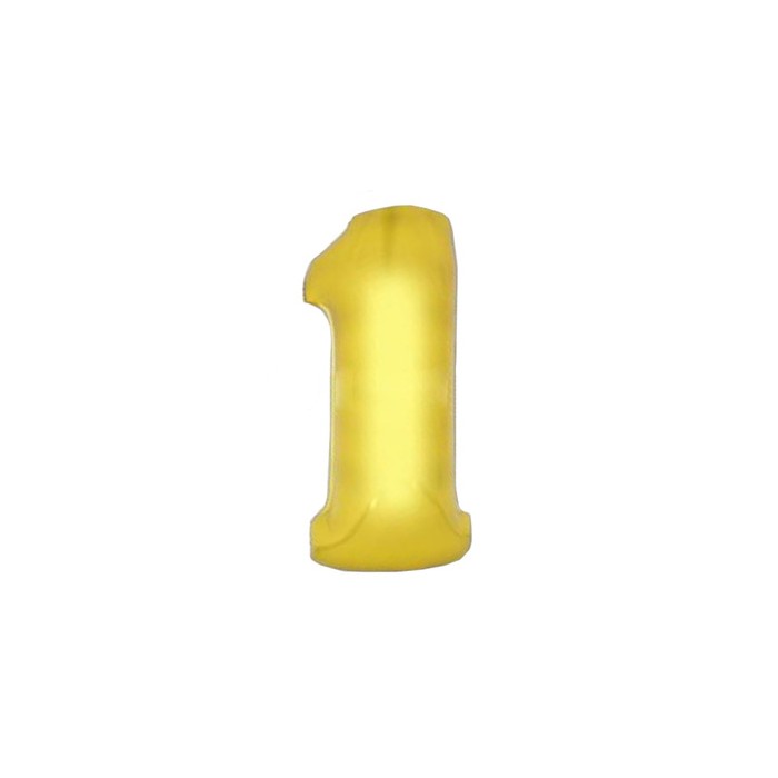 Globo número 1 poliamida color oro 115cm.|Ducaval | Envios 24/48 hora