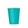 Vaso cartón aguamarina 200cc. 24 ud