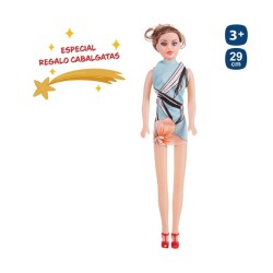 Muñeca estilo Barbie para Cabalgata | Ducaval | Envías 24/48 horas 