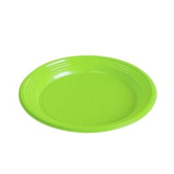 Plato reutilizable postre verde 17 cm 12 und | Ducaval | Envías 24/48