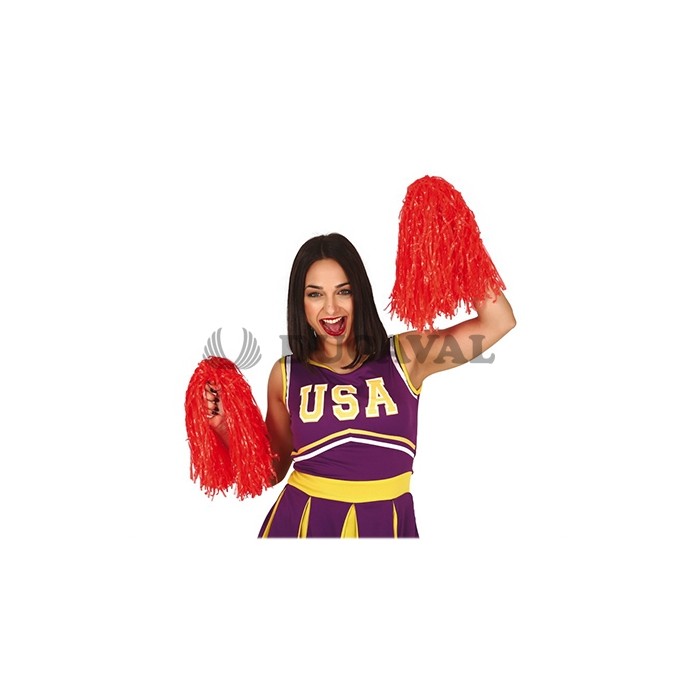 Pom pom rojo 2ud 80g | Ducaval  | Envíos 24/48 horas