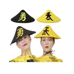Sombrero chino Amarillo/Negro | Ducaval | Envías 24/48 horas 