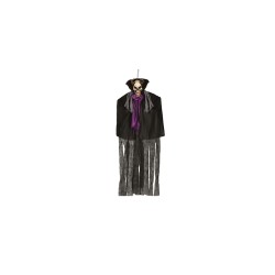Colg. esqueleto demonio 150cm con luz| Ducaval |