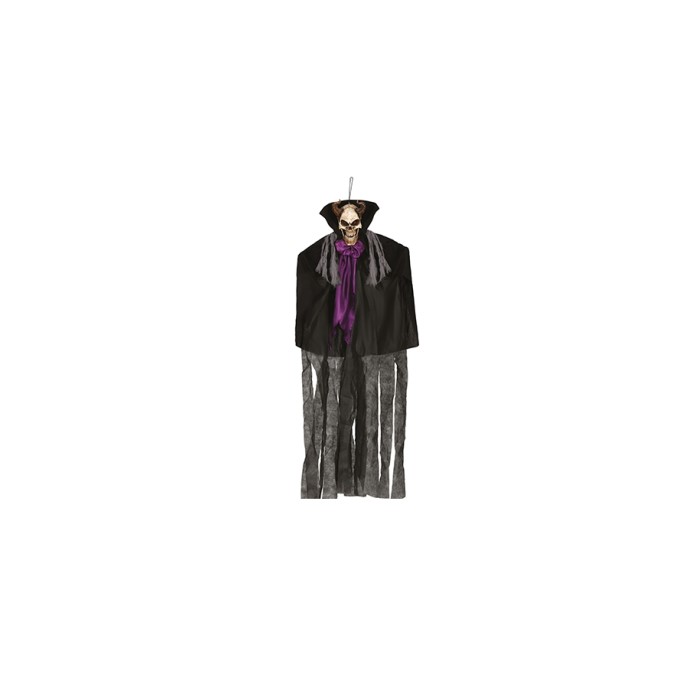 Colg. esqueleto demonio 150cm con luz| Ducaval |