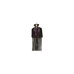 Colg. esqueleto demonio 150cm con luz| Ducaval |