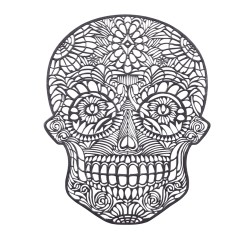 Salvamantel Calavera 38cm | Ducaval | Envíos 24/48 horas