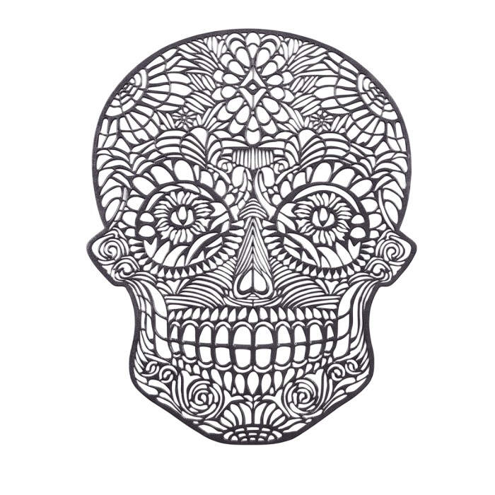 Salvamantel Calavera 38cm | Ducaval | Envíos 24/48 horas