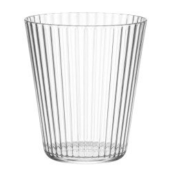Vaso rayas transparente 300ML | Ducaval | Envías 24/48 horas 