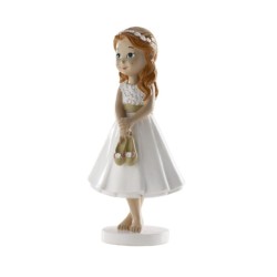 Figura comunión niña descalza 13cm | Ducaval | Envíos 24/48 horas
