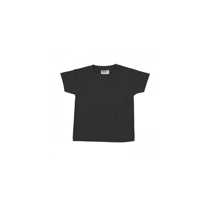 Camiseta premium bebé negra