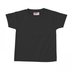 Camiseta premium bebé negra