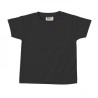 Camiseta premium bebé negra