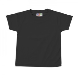 Camiseta premium bebé negra