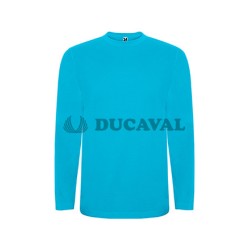 Camiseta turquesa manga larga inf.